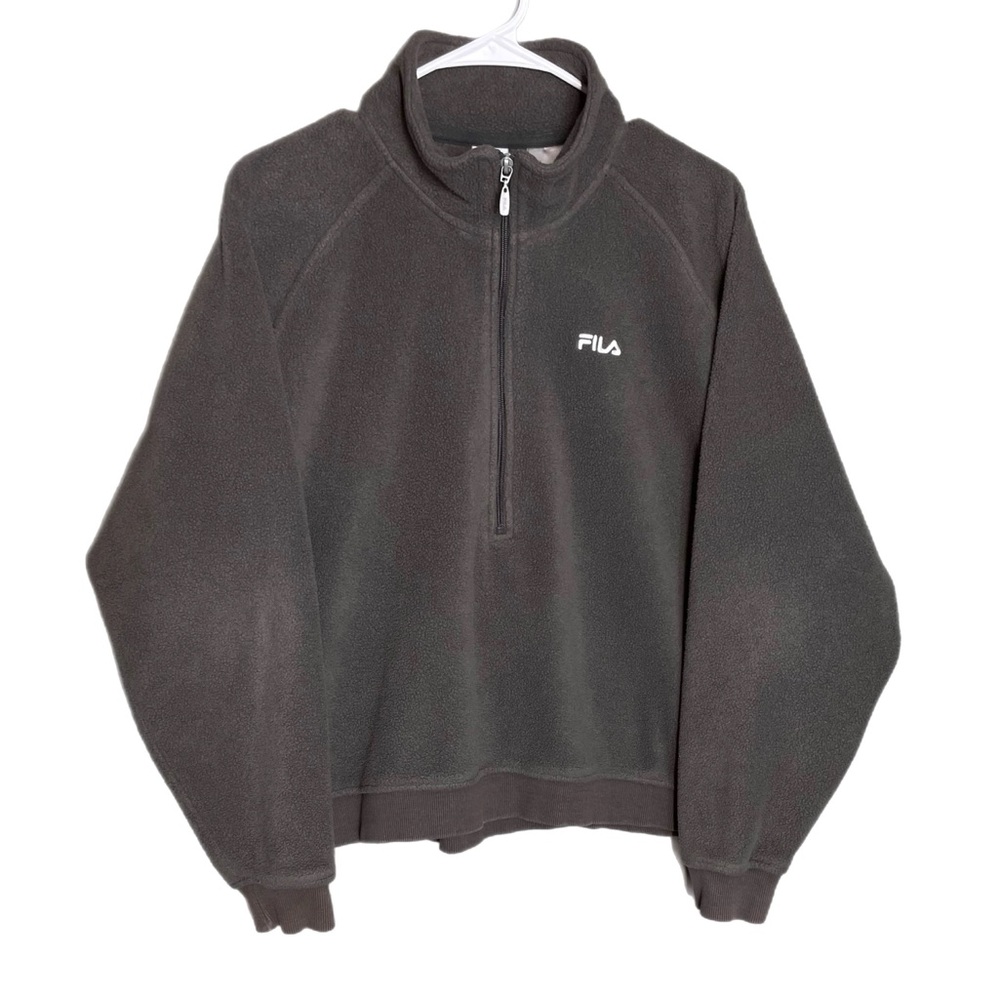 Fila Fleece 1/2 Zip Sweater Size Junior Large